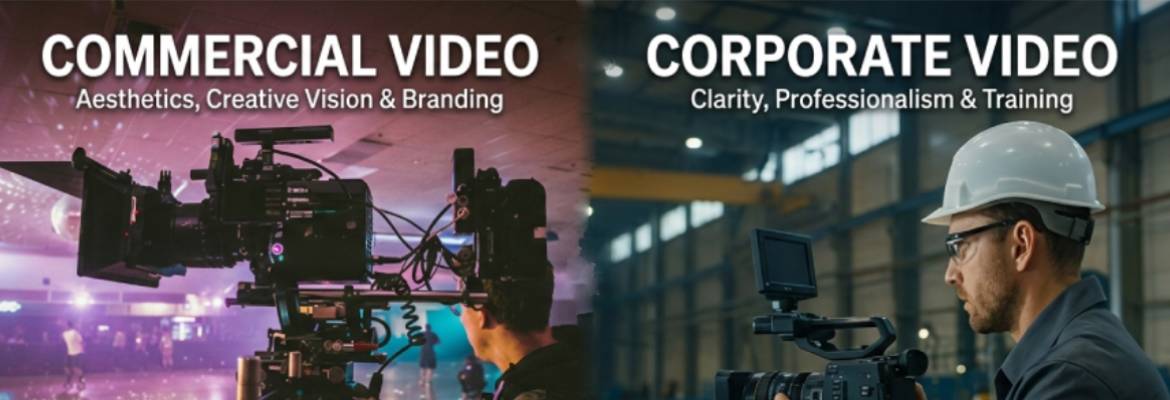 Corporate vs Commercial Video Key Differences & Benefits