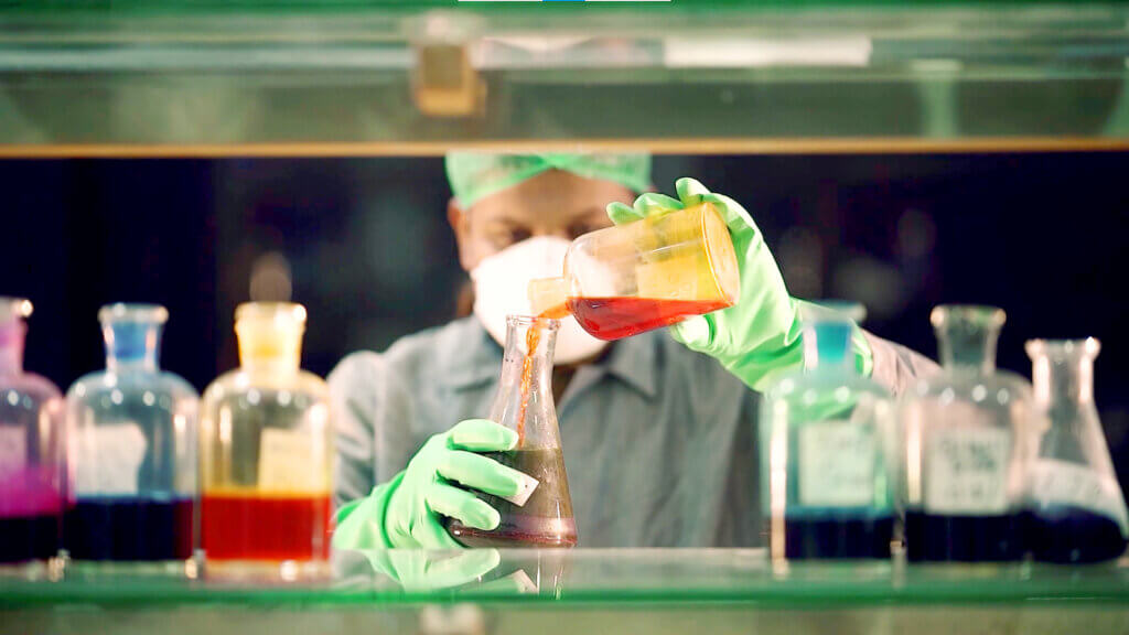 Lab chemical testing